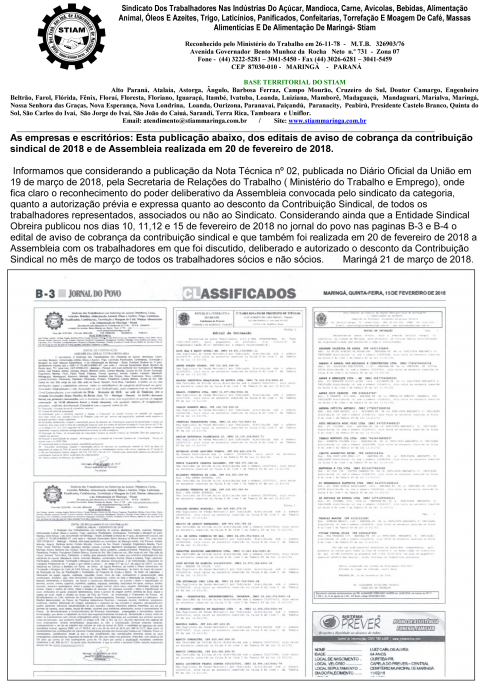 Publicação Nota Técnica 27-04 - 2018 ref GRCS/Galeria de fotos